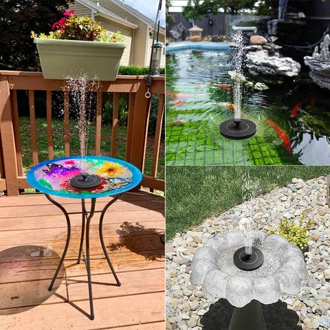 Vemosa Solar Springbrunnen | Erwecke deinen Garten oder Balkon zum Leben